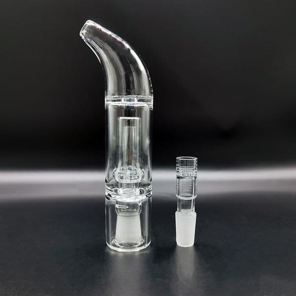 Glass Pipe Budgie 2.0 Accessories Water Bubbler Tool Adapter Size 14mm 18mm Calyx Curved Mouthpiece Smoking Pipes