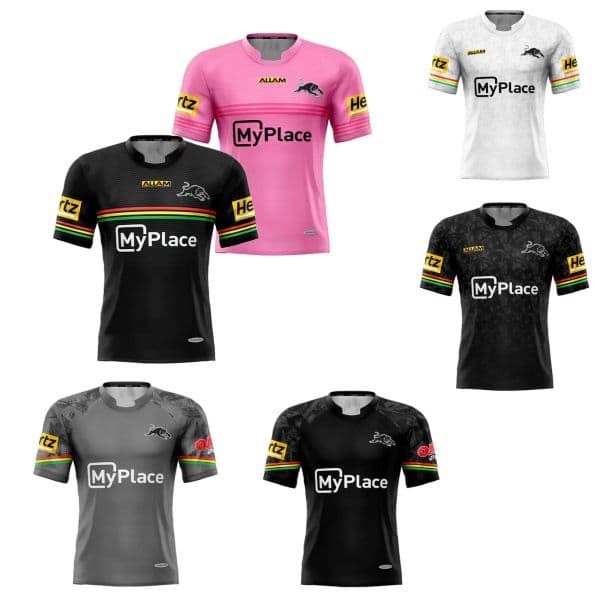 2024 Penrith Panthers Mens Home/Away/Training Rugby Jersey