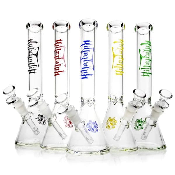 Bong Hookah Beaker Bong Killadelph Thick Glass Water Pipes12 Water Bong for Herb Heavy Heady with 14mm Joint ZZ