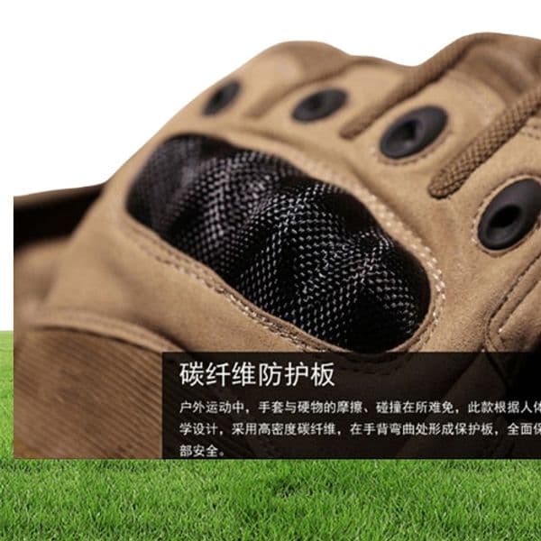 Army Gear Tactical Gloves Full Finger SWAT Combat Gloves Anti-skid Airsoft Paintball Gloves Y200110