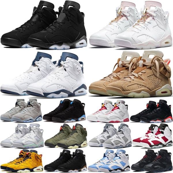 Designer 6 6s Basketball Shoes Cool Grey Toro University Blue Red Oreo Georgetown Midnight Navy Cactus Jack Black Infrared UNC mens trainers outdoor sports sneakers