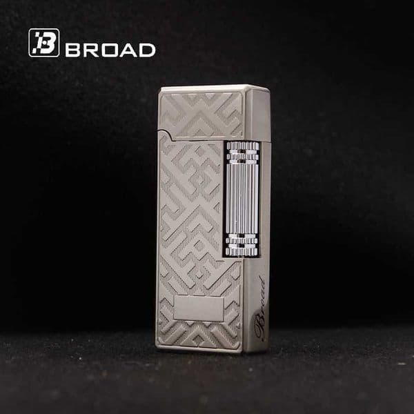 BROAD Flint Gas Lighter Butane Side Slip Grinding Wheel Lighters Cigarettes Accessories Cigar Smoking Gadgets For Men E7d2 No W260202