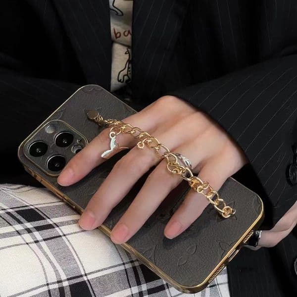Beautiful iPhone Phone Cases 15 14 Pro Max LU Leather Luxury Chain Purse Hi Quality 18 17 16 15pro 14pro 13pro 12pro 13 12 11 X Xs 7 8 Case with Logo Box 0626
