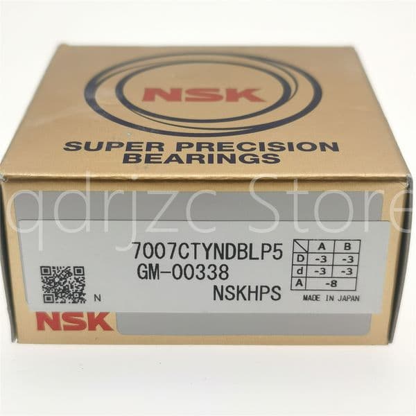 NSK precision bearing 7007CTYNDBLP5 machine spindle 7007C DBLP5 is graded with diagonal