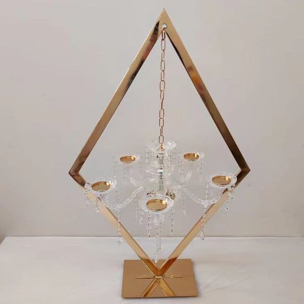 Wedding decorations Acrylic Candle Holders 6 Heads wedding Centerpiece Candelabra