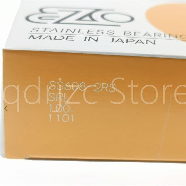 (10 pcs) EZO stainless steel material bearing 608H-2RS SS608-2RS = W608-2RS1 8mm X 22mm X 7mm
