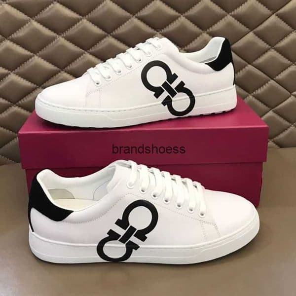 s dress shoes genuine leather men board casual sports hip hop hairstylist trendy brand printed single ferragamoshoes ferragamos V3HU
