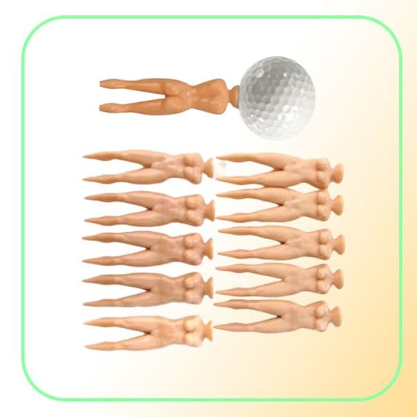 Faddish Individual Golf Tees Multifunction Nude Lady Divot Tools Tee Golf Stand