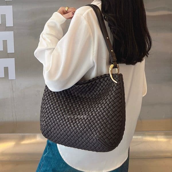 12A Top-level Luxury Clicker Shoulder Bag 38cm Women Tote Bags Padded Lambskin Artwork Uniom Lady Luxury Handbag Purse