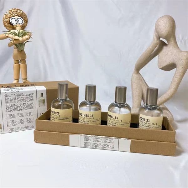 Latest For Christmas Gift makeup Neutral perfume set Another 13 Santal 33 BERAMOTE 22 THE NOIR 29 ROSE31 4pcs*30ml fragrance free ship