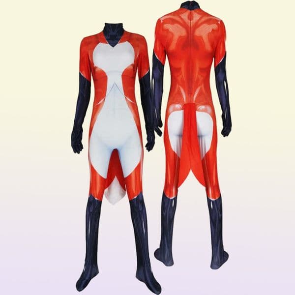 Anime Queen Bee Costume Suit Fox Cosplay Rena Rouge Costumes Cat Noir Cosplay For Kids Adult Halloween Bodysuits Zentai G0925202P