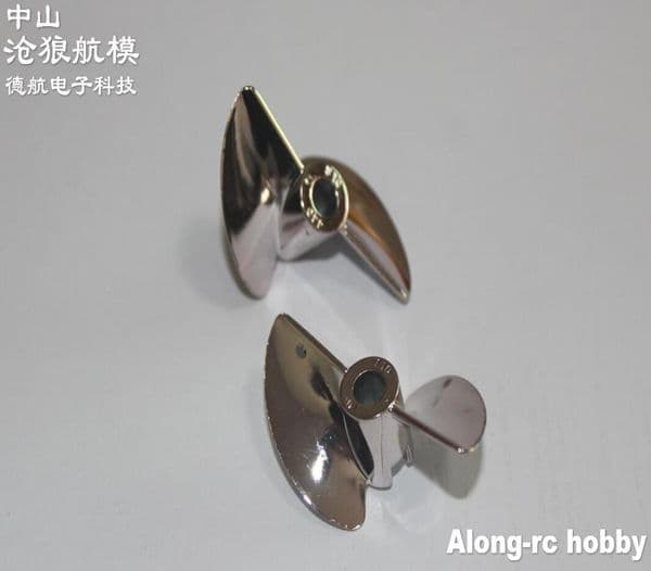 2pcs RC model boats part 40mm metal Propeller for Volantex rc Vector80 V7982 7984P 7983 SR85 SR80 Pro