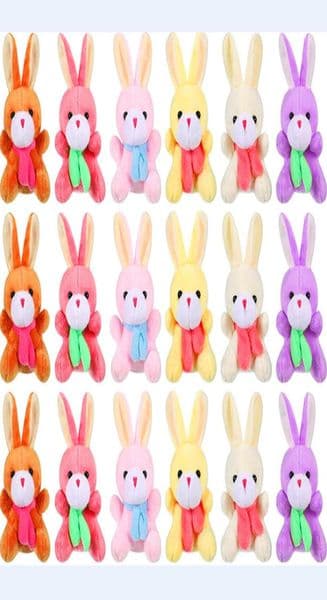 New Easter Rabbit Plush Animals Toys 4 inch Plush Rabbit toys Soft Bunny Dolls
