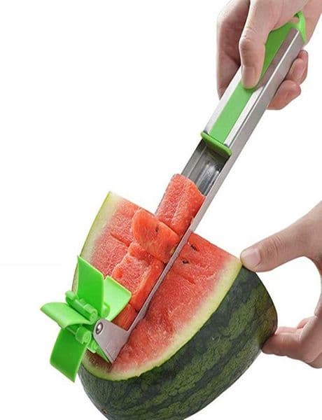 10pcslot Windmill Watermelon Slicer Cutter Tongs Corer Fruit Melon Stainless Steel Tools Watermelon Cut Refreshing Watermelon Cub