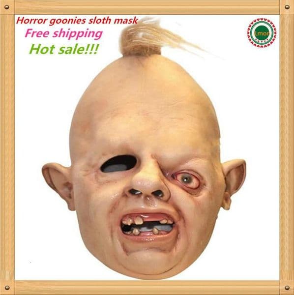 Details about Halloween Costume Sloth Goonies Movie Horror Dress Up Latex Party Masks WL1163
