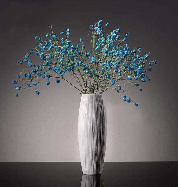 Ceramic Creative Fashion White Vase High Quality Modern Simple Porcelain Living Room Decoration Home Furnishings 3N011