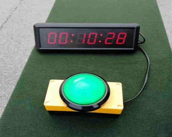 15 inch 29cm Button Led Countdown Clock StopwatchLine Button Resetremote Control School Rush Answer Competition Game Timer