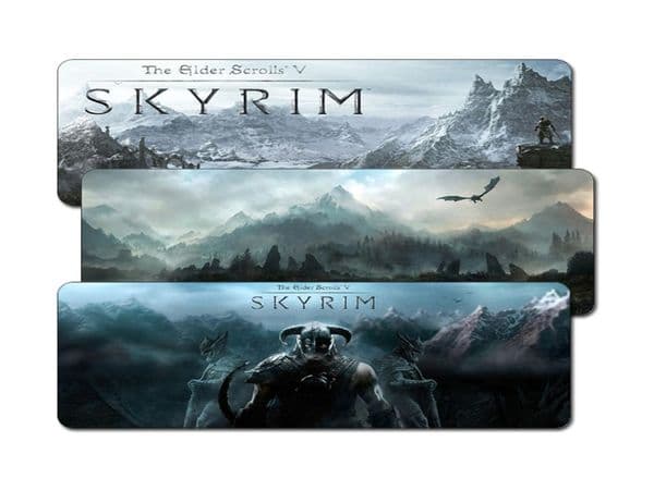 80x30cm V Skyrim Gaming Mouse Pad Gamer XL Large Rubber Mousepad Locking Edge Keyboard Pad Computer Desk Mat LJ2