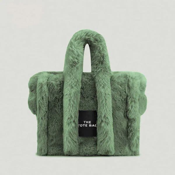 2025Designer Large The Tote Bag Women Handbags Pluffy Faux Fur Ladies Shoulder Crossbody Plush Winter Purse Fuzzy Bags Hobobag High Quality