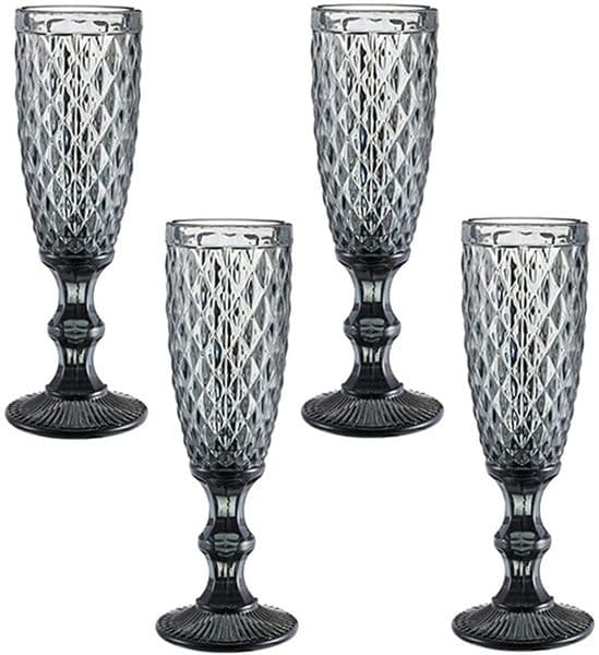 Colored Glass Tall Goblets European Champagne Juice Cup Restaurant Hotel Banquet Creative Goblets Beautiful Colorful