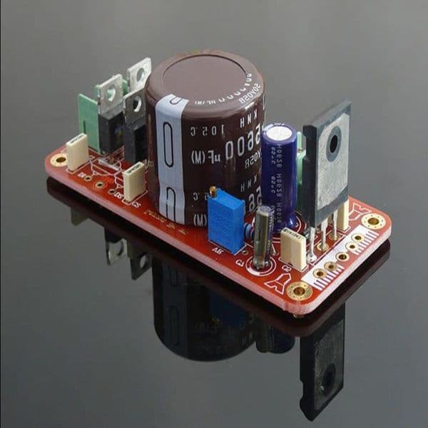 Freeshipping DIY Low Noise Power Supply PCB LT1083, LT1084, LT1085, LM317, LM338 Adjustable Qrlio