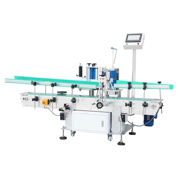ZONESUN ZS-TB400 Automatic Wrap Around Labeling Machine for Fire Extinguisher and Large Cylindrical Containers Commercial Packaging Solution
