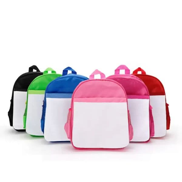 Sublimation Backpack Kindergarten Kid Toddler School Backpacks for Girls Boys adjustable strap design schoolbag wholesale 0412
