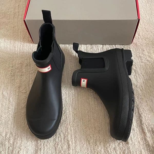 rubber new Boot boots martin luxury Designer waterproof Women Boot quality run Flat Men winter booties shoe outdoor explore Ankle low hike black boot walk Casual shoe