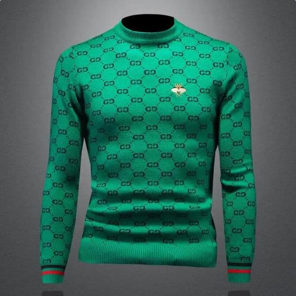Designer Hoodie Men's Sweater Jacquard High Quality Winter Luxury Knitted Casual O Neck Slim Fit Warm Woolen Sweaters