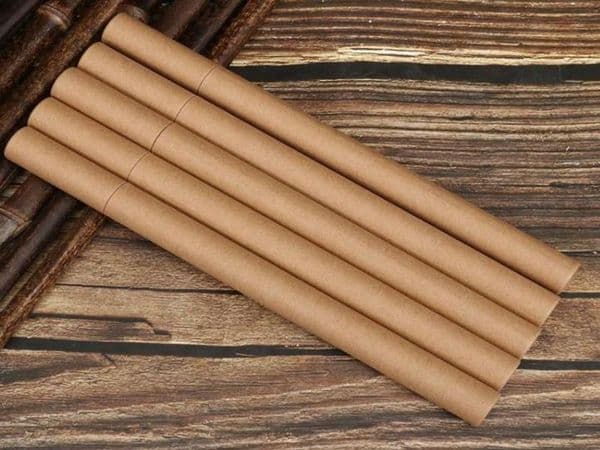 wholesale Kraft Paper Incense Tube Incense Barrel Small Storage Box for 10g 20g Joss Stick Convenient Carrying Paper perfume tube ZZ