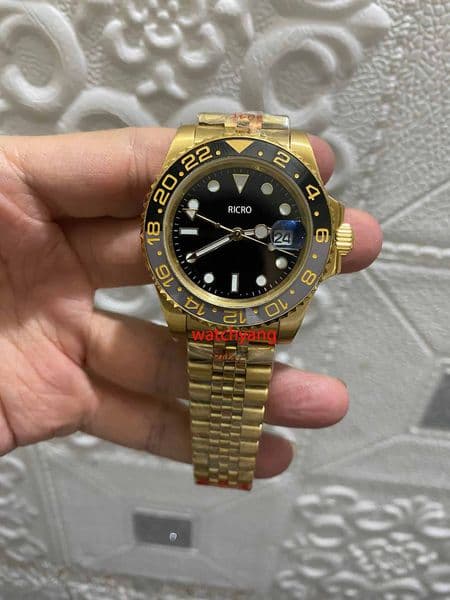 2023 new automatic mechanical movement ceramic ring mouth 40mm size 316 fine steel luminous function sports watch