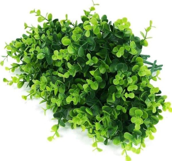 Artificial Plants Flowers Faux Boxwood Shrubs Lifelike Fake Greenery Foliage