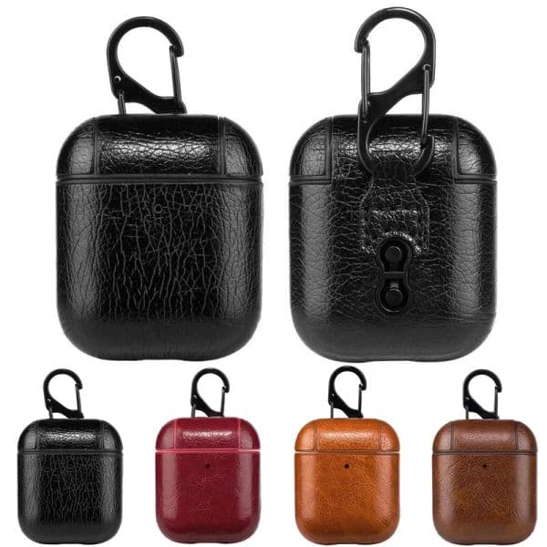 Business PU Leather Earphone Protective Shell Wireless Headphone Cover With Retail Box