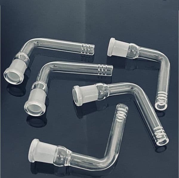 Glass Downstems Pipe 14.5mm 18.8mm Female 14mm 18mm Thick Glass Downstem Diffuser Glass Down Stem for Smoking Pipes Bongs