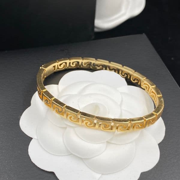 2023 High quality designer Medusa plated Bangle & earrings set gold buckle bracelet fashion jewelry men and women bracelets