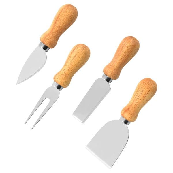 4Pcs/Set Stainless Steel Cheese Knives With Round Handle Cheese Cutter Cheese Board Butter Spatula Kitchen Cheese Tools LX6258