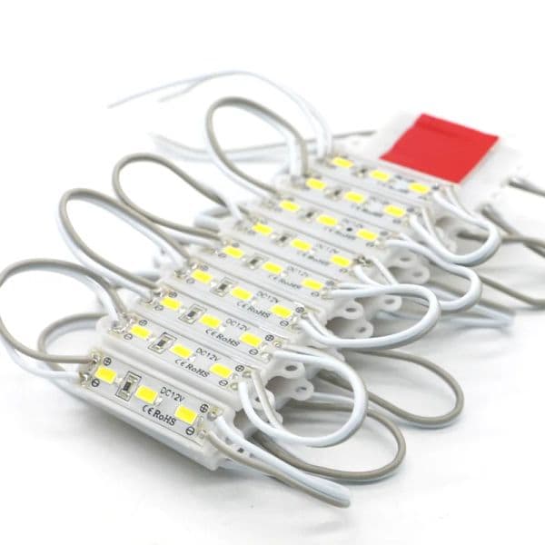 SMD 5630 3 LED Module Lighting 39x10mm Mini Module for Sign DC12V Waterproof Super Bright SMD Led Modules Cool white / Warm white LL