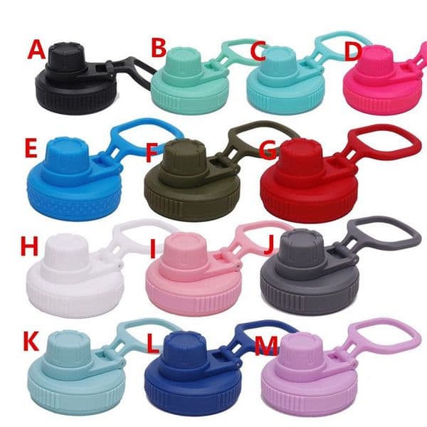 Colorful Lid for 12oz 16oz 18oz 24oz 32oz 64oz Sports Water Bottle Vacuum Wide Mouth Flask 13colors