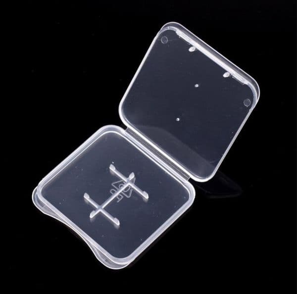 2 in 1 Standard Memory pack box Card Case Holder Micro SD TF Card Storage Transparent Plastic Boxes SN4516