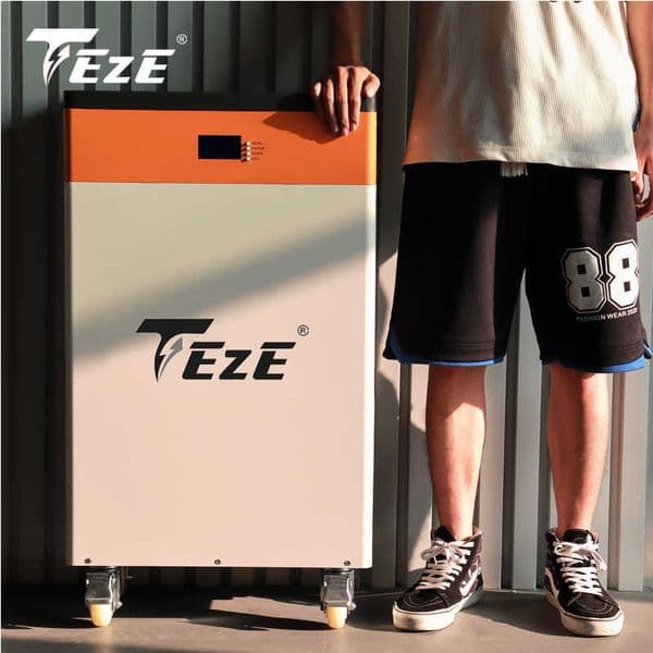 48V 300Ah 51V LifePO4 15kWh Hand-Pushed Storage Battery Built-in BMS Communication Protocol Bateria Solar Energy System Tax Free