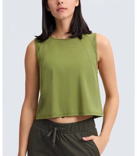 womens tanks and camis Workout Yoga Sport Vest Women Quick Dry Lightweight Running Gym Tanks Top Sleeveless Shirts Sculpt Tank Cropped