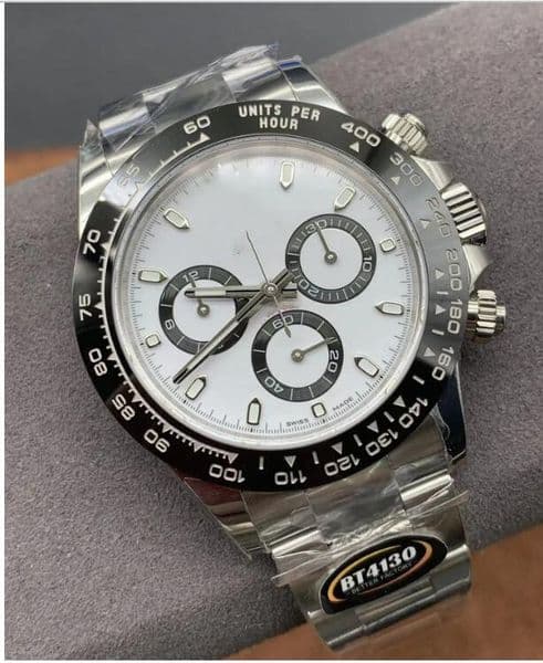 Super Clean BT Factory men watch Chronograph Cal.4130 movement Sapphire glass 12.2m luminous watches 904L full stainless steel waterproof 100M Luminous Wristwatch