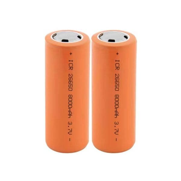 26650 battery 8000mAh 3.7v lithium battery use for Strong light flashlight and Portable fan and so on.
