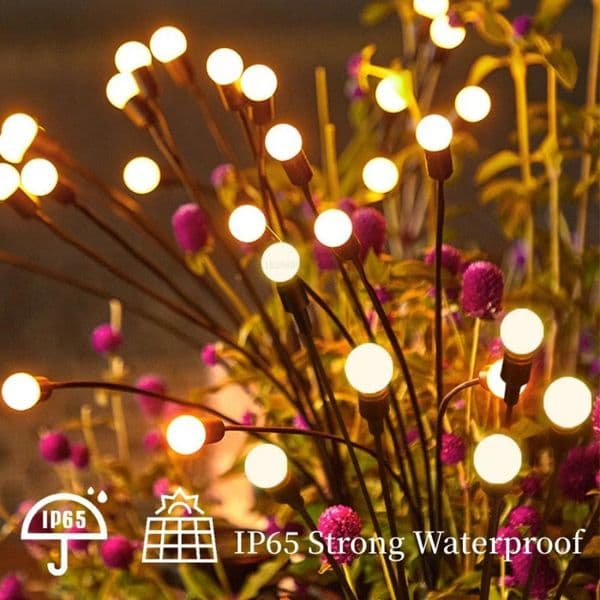 Solar LED Light Outdoor Waterproof fireflies lights Lawn Lamp Garden Decoration Swaying Light For Courtyard Patio Pathway House