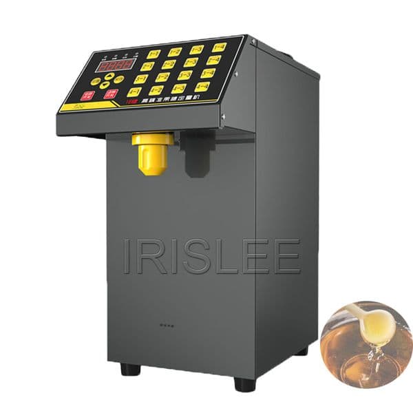 Fructose Machine 16 Kinds Syrup Dispenser 8L Container For Bubble Tea /Coffe Shop Fructose Dispenser Fructose Quantizer