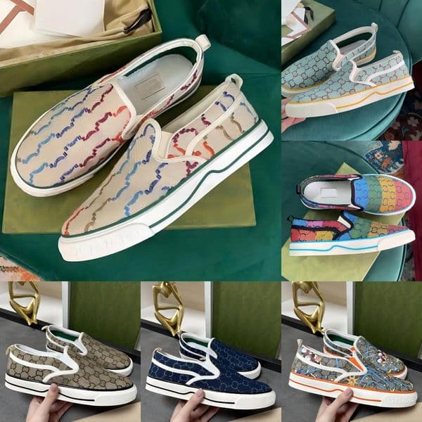 Luxury Designer Tennis 1977 Sneakers Men Women Linen Woven Shoes Ace Rubber Soles Vintage Casual Sneakers 1977 Classic Loafers Espadrilles size 35-42