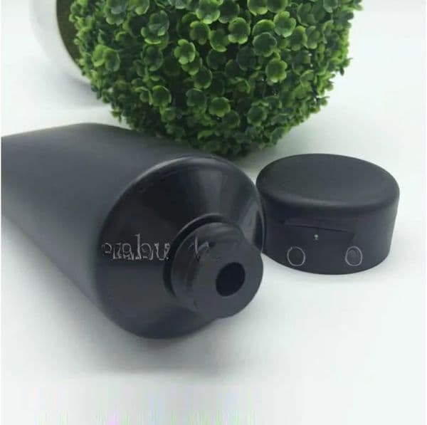 150G 200G Classic Empty Black Soft Tube Refillable Plastic Lotion Cream Squeeze Cosmetic Packaging Bottle Container Screw Lid 30PC/lot