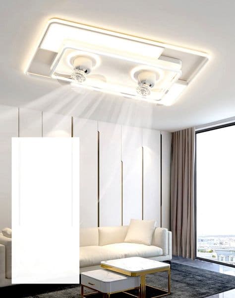 Living room decoration bedroom decor led Ceiling fans with lights remote control dining room Ceiling fan light indoor lighting