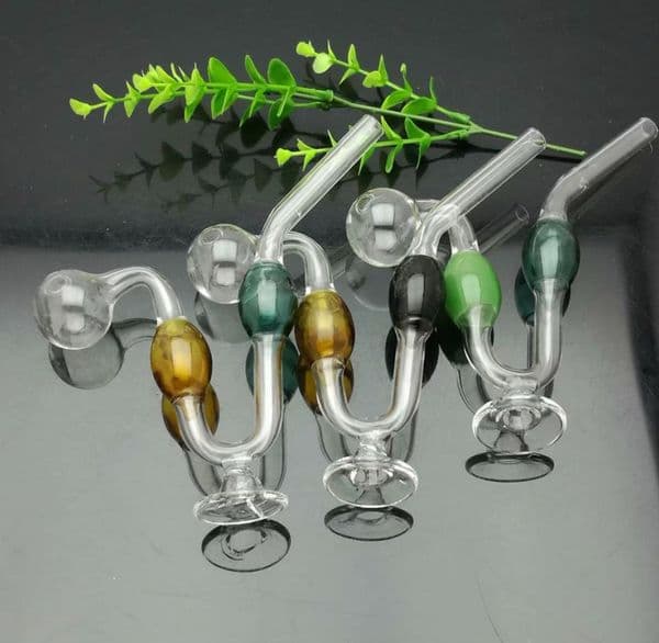 Smoke Pipes Hookah Bong Glass Rig Oil Water Bongs Colorful double bubble base snake pot