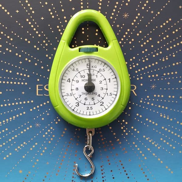 Spring scale household portable multi-function 5kg portable scale shopping scale pocket scale mini express scale
